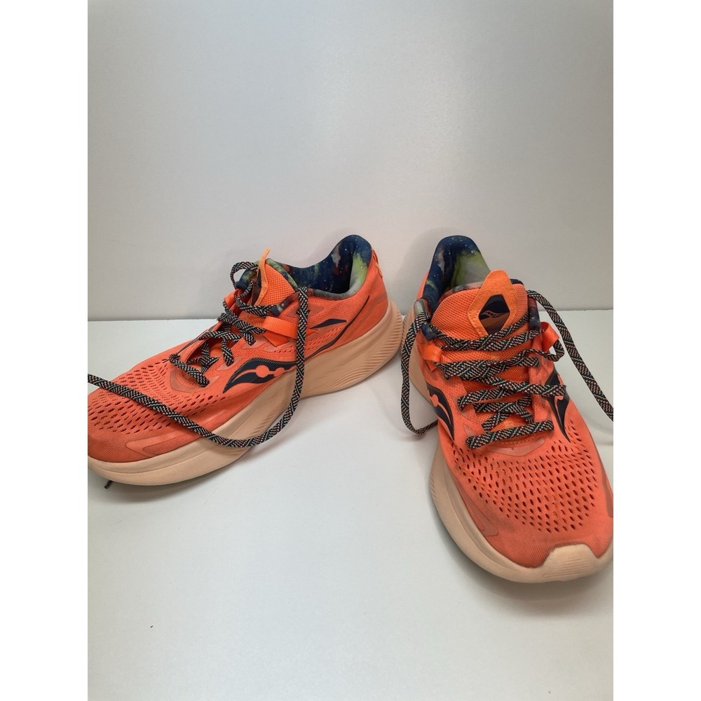Saucony Guide 15 Running Shoes Women's Size 10 Orange Blue Outer Space